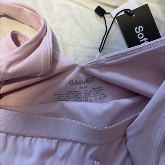 Garage Light Pink Scoop One-Piece Bodysuit - Picture 3 of 4